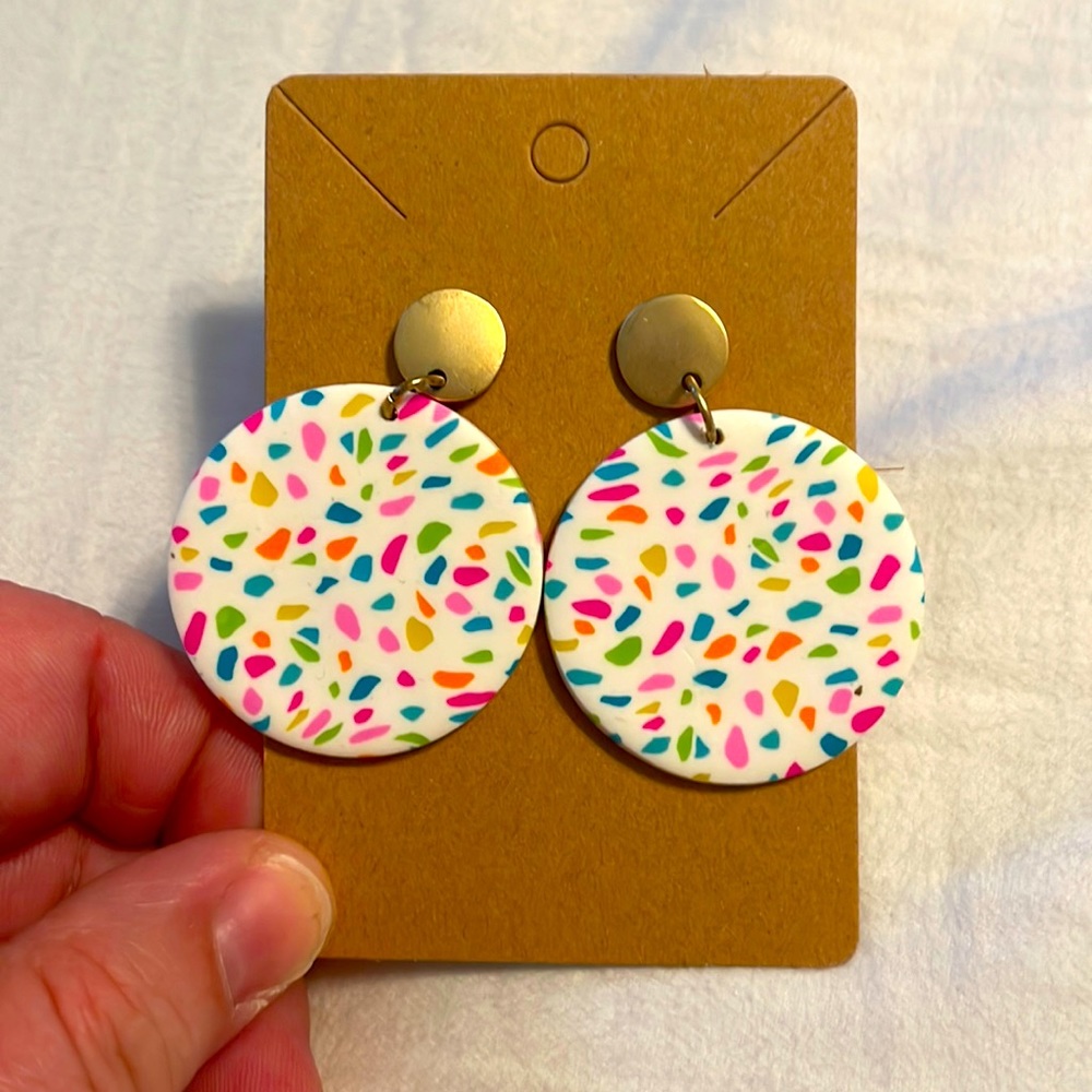 All She Wrote Notes Multicolored Earrings